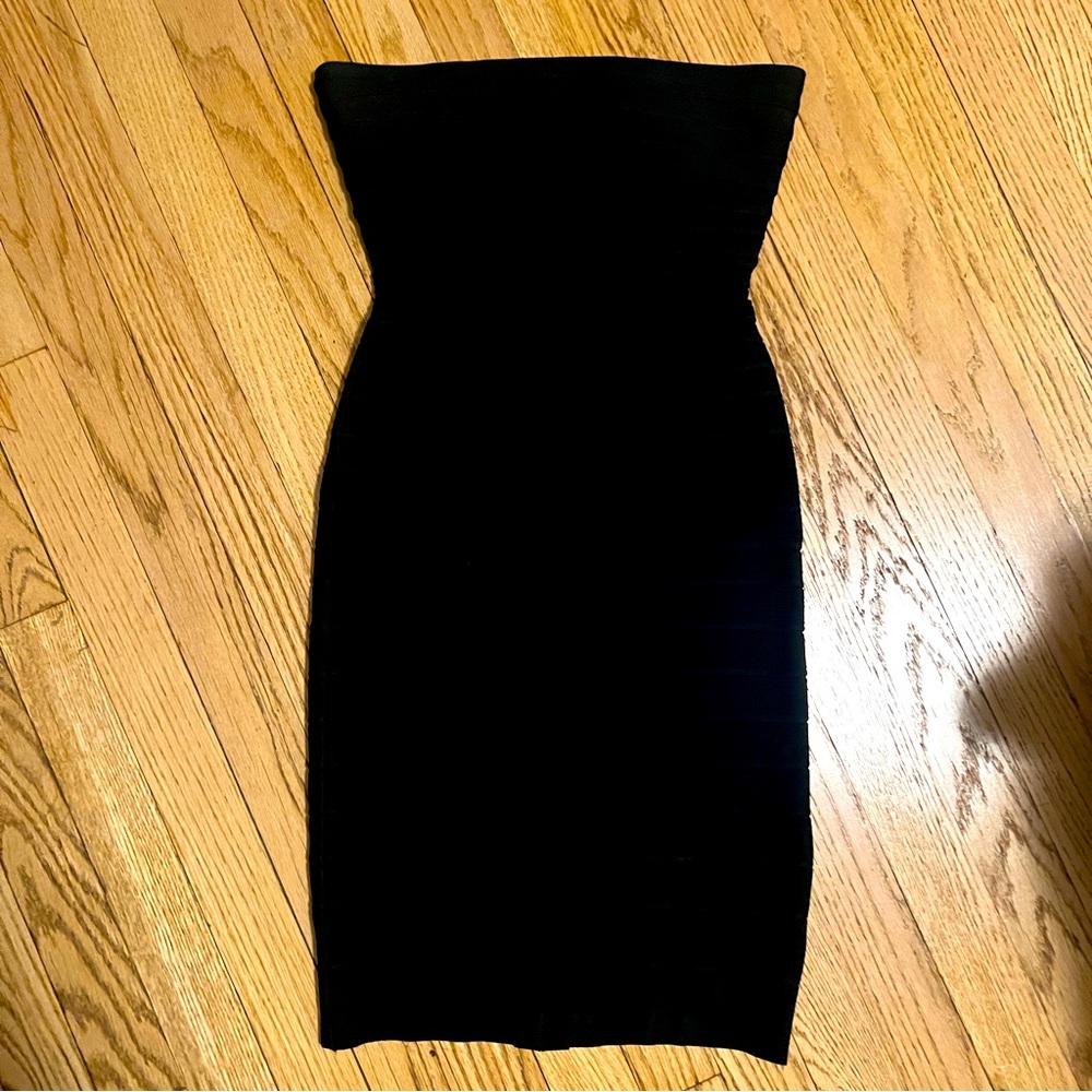 Vintage Herve Leger Black XS Bandage Dress